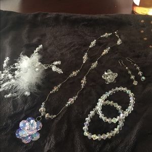 Set of Crystal party jewelry